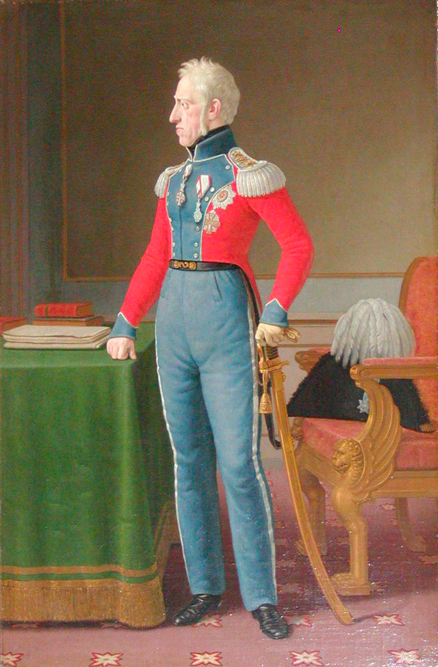 Frederik VI (1768-1839) målad av Chr. W. Eckersberg (1783-1853). det Nationalhistoriske museum på Frederiksborg. Frederik VI (1768-1839) målad av Chr. W. Eckersberg (1783-1853). det Nationalhistoriske museum på Frederiksborg.